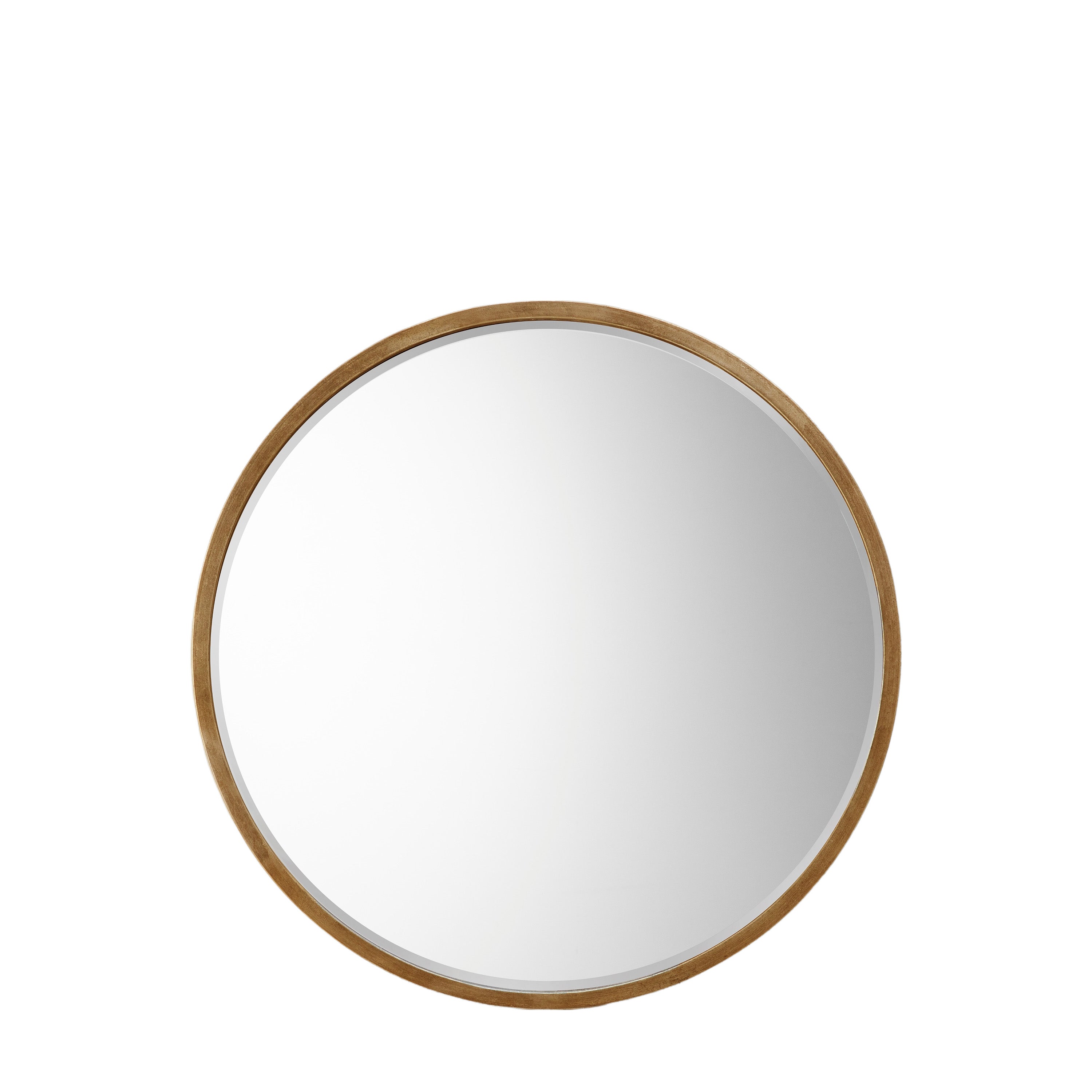 Robbins Antique Gold Round Wall Mirror | Large